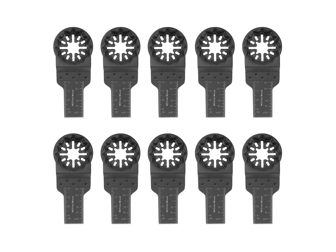 10 Peças De Lâmina De Serra Oscilante 20mm Universal Para Metal Madeira Ferramenta Multiuso Bosch