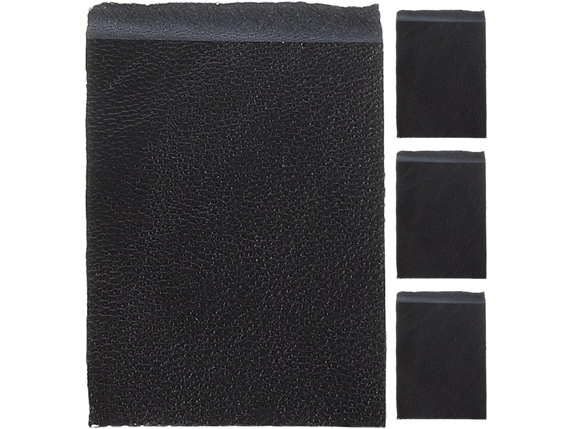 Conjunto De 4 Peças De Protetores De Arco De Viola Em Pu Preto, Maior