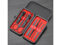Lurelia Kit De Manicure E Pedicure 7 Peças, Em Aço Inoxidável, Portátil, Com Estojo, Para Cuidados Pessoais