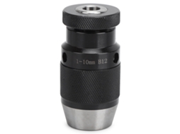 Mandril de aperto automático B12 para fresadoras, tornos CNC e peças com travamento automático.