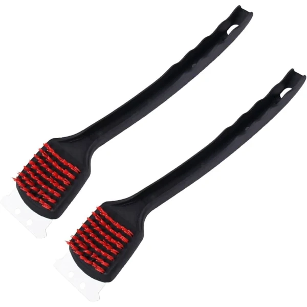 Escova Sem Cerdas para Grelha, com Raspador Integrado AQUAFORGE