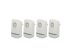 Aetheria 4pcs Economizador de Energia Inteligente Resistente a Chamas Caixa de Economia de Eletricidade para Casa 90‑240v Plug Us
