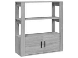 Aparador MAISON EXCLUSIVE Derivados de Madeira Cinzento Sonoma (80x30x90 cm)
