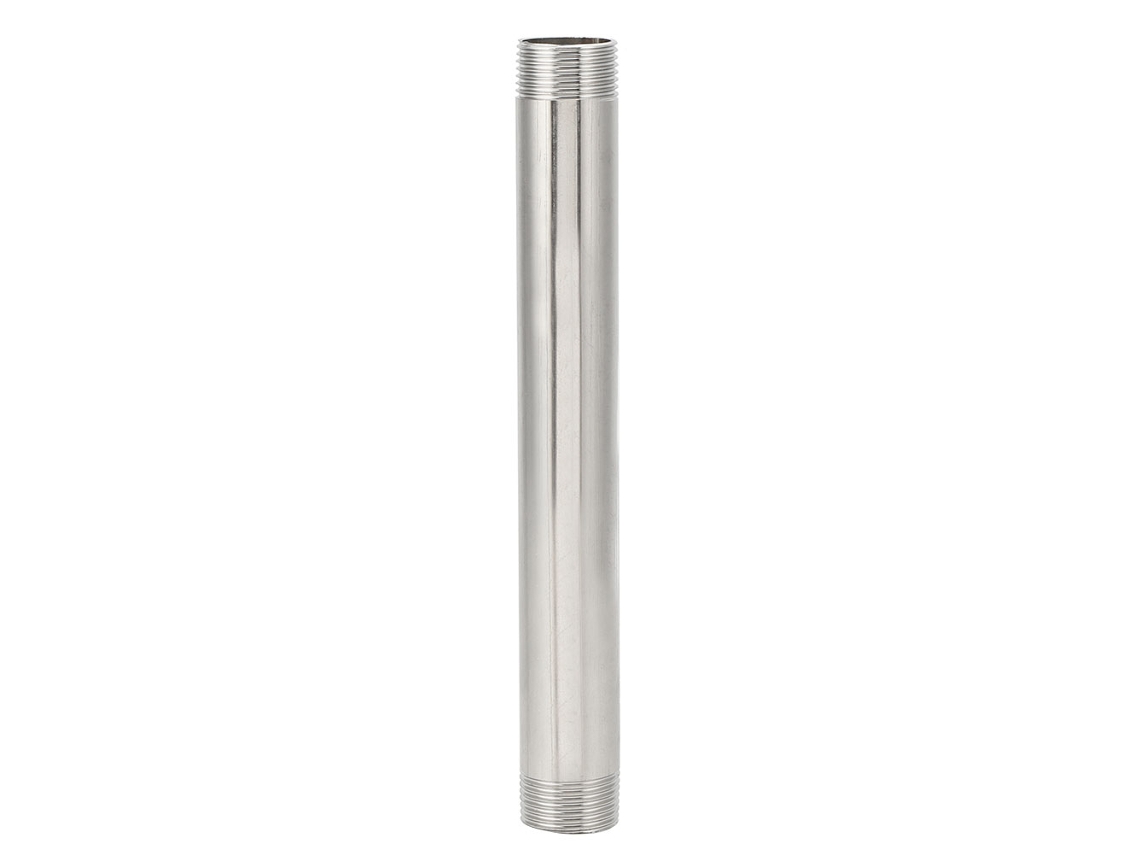 Conector rosca macho G3/4 em aço inox 304, extensão 20cm | S/MARCA