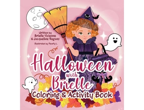 Livro Halloween with Brielle Coloring amp Activity Book de Brielle Vivienne (Inglês)