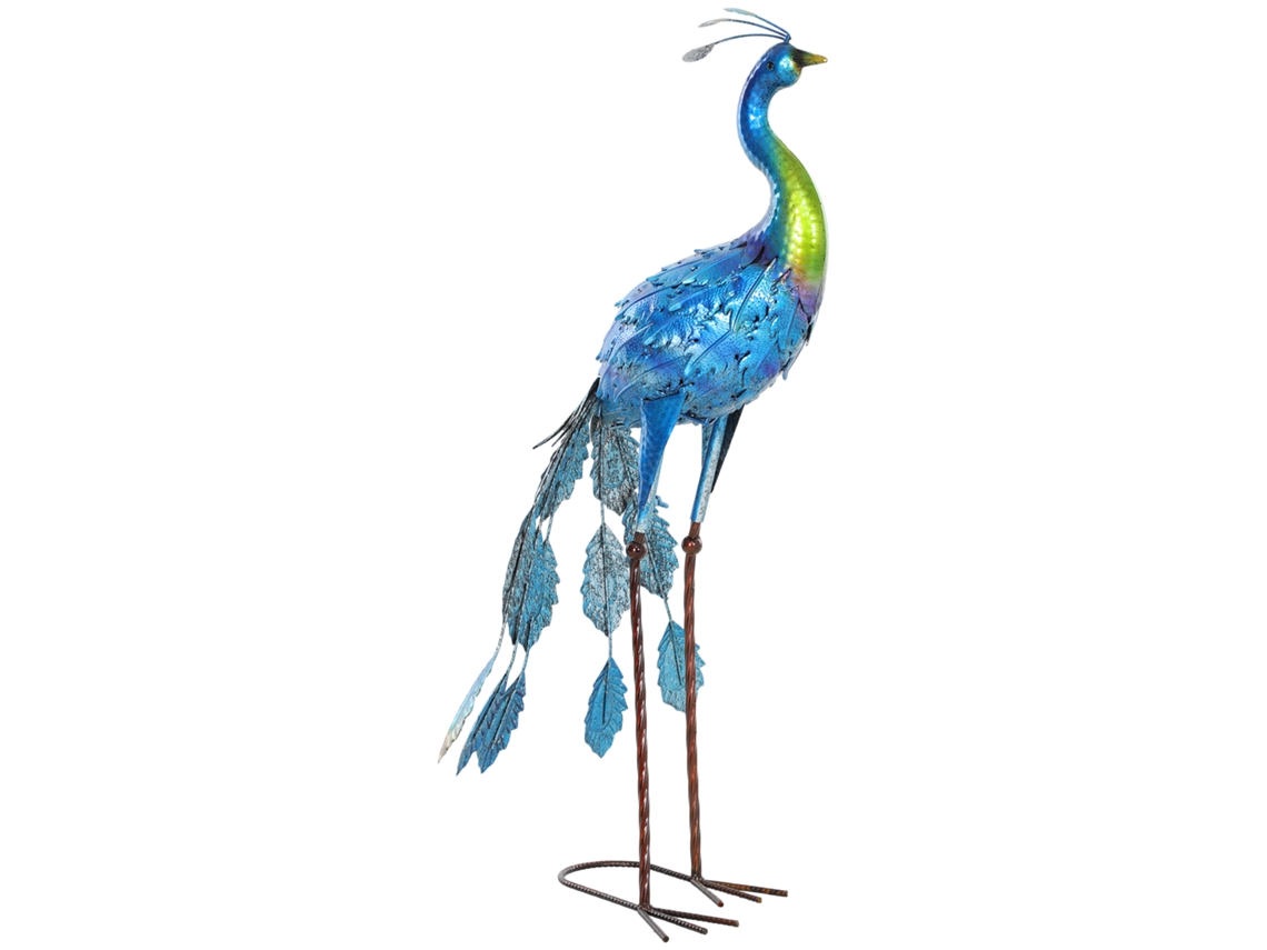 Estátua de Pavão para Decoração de Jardim, Jardim Externo, Feita de Metal SINI TECH STORE
