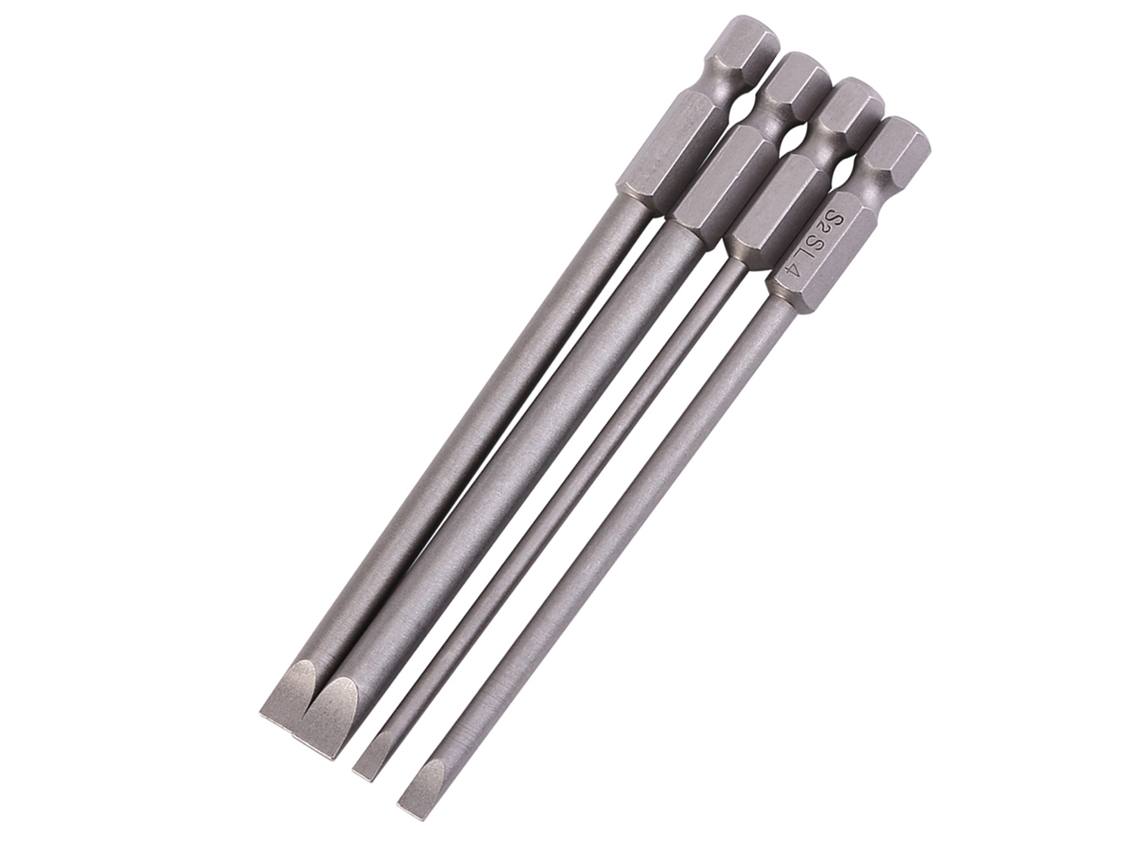 Chave De Fenda Plana Magnética Laxiscreed De 100mm, Aço S2, Ideal Para Tarefas De Precisão