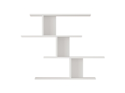 Prateleira De Parede Hökkomi Com 4 Prateleiras 78x99x15cm Branco [EN.CASA]