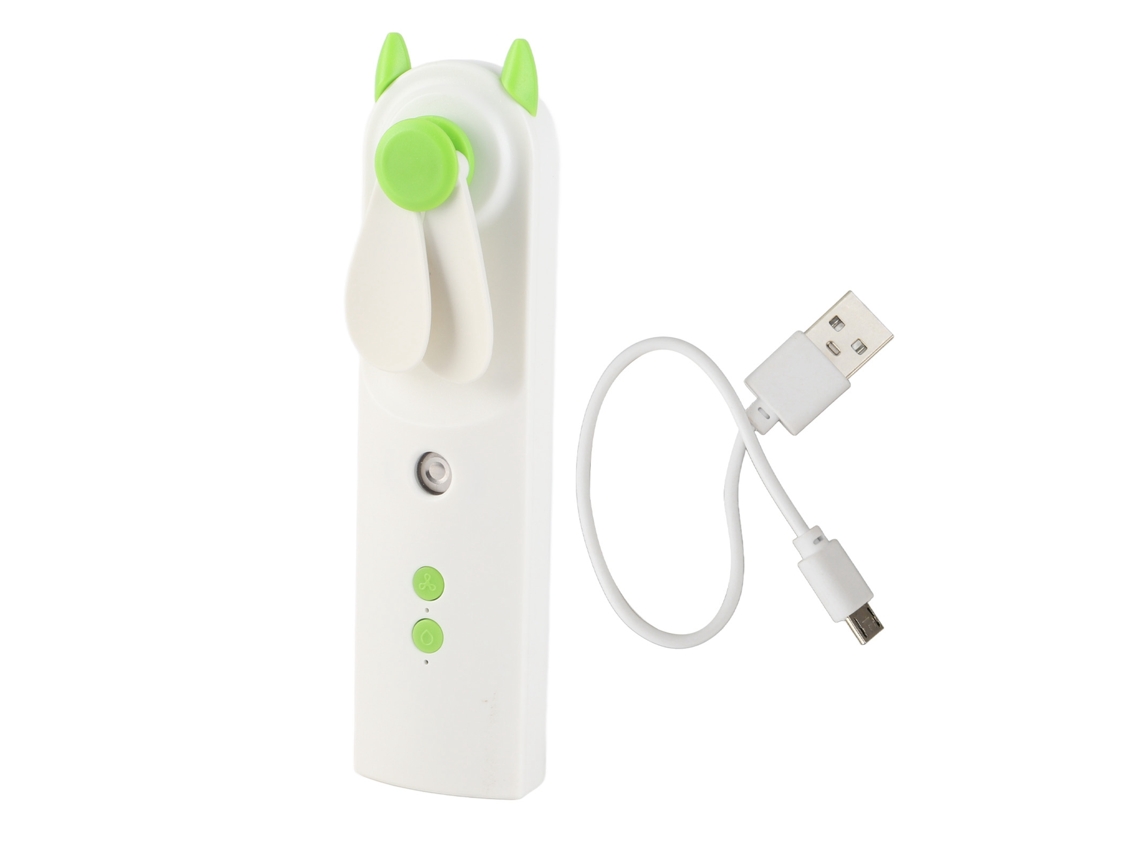 Handheld Misting Fan Adjustable Strong Wind Rechargeable Portable Spray Mist Fan