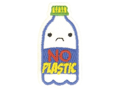 Ecusson Eco Friendly Termocolante Tecido Orgânico Sem Plástico 7cm X 5cm Mdc