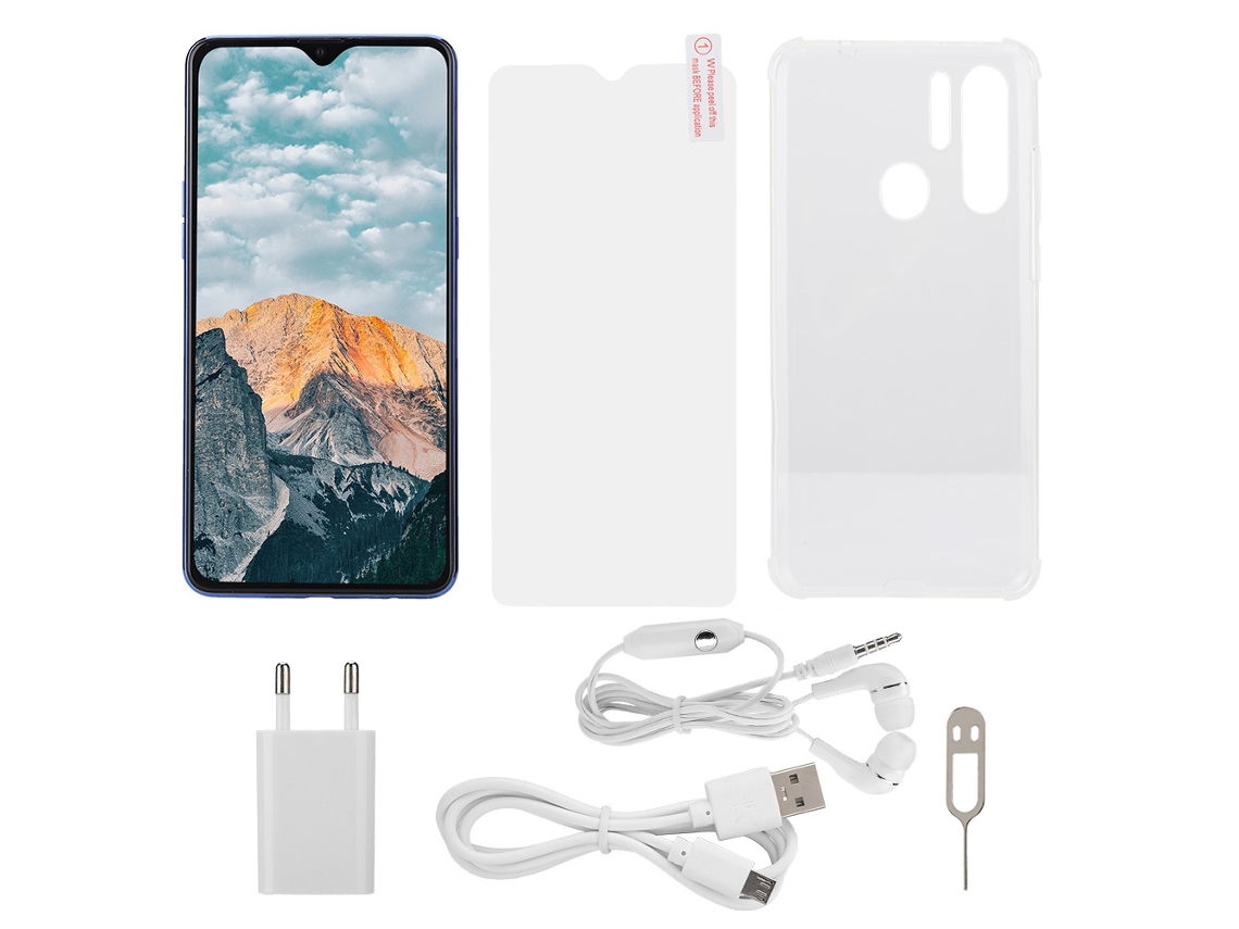 Smartphone LAXISCREED 6.3 Polegadas Tela Gota D'água Azul