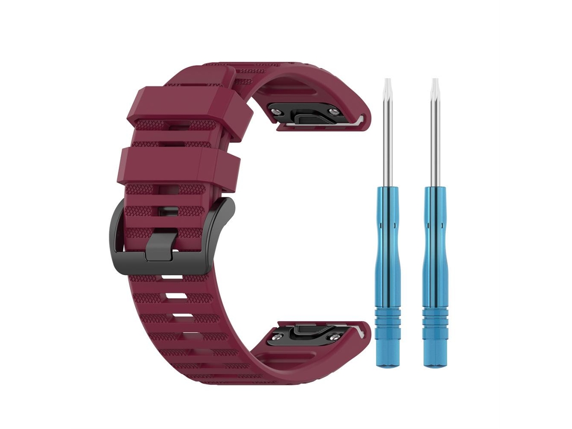 Cinto De Reposição Compatível Com Garmin Fenix 7x/6x Pro Pulseira De Silicone 26mm Com Ferramenta