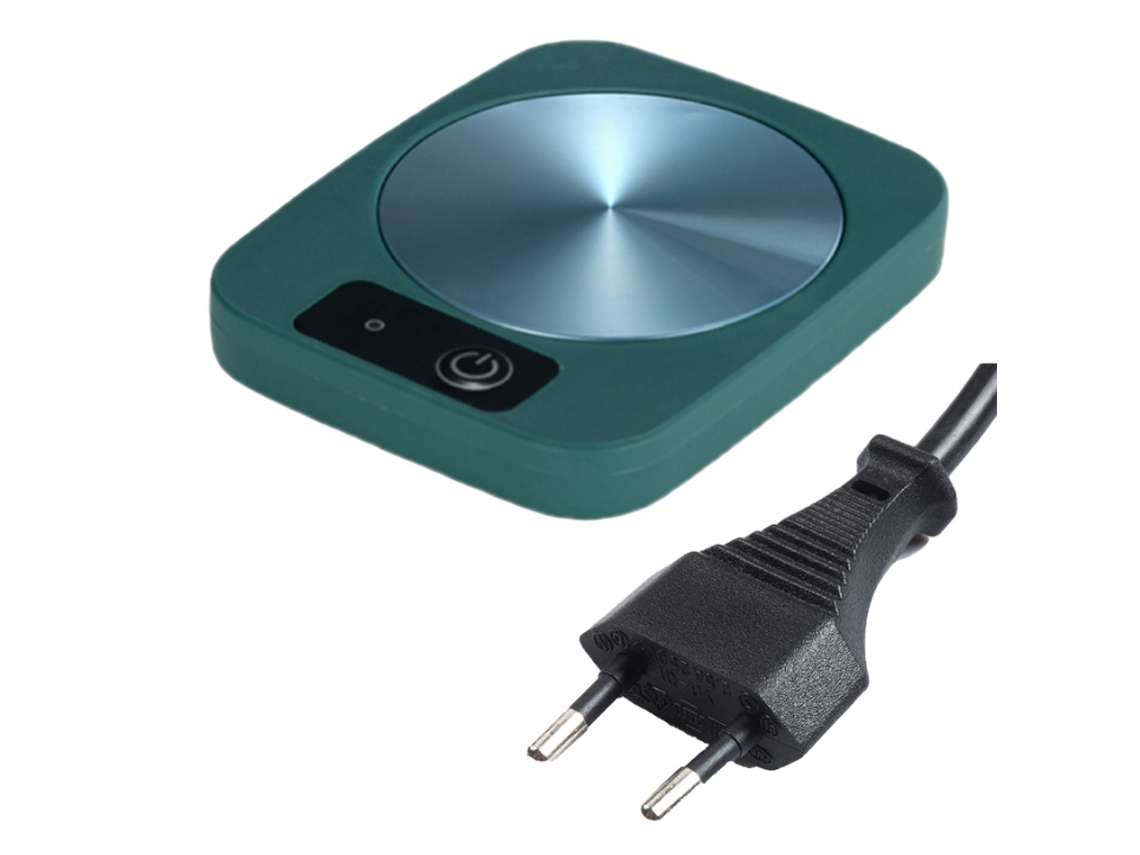 Aquecedor de café e chá, porta-copos de alumínio com placa de aquecimento para café, chá, chocolate quente, leite, alimentos, frutas e velas Slowmoose