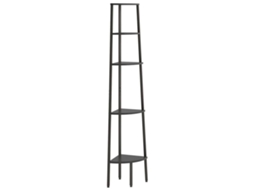 Corner Shelf, Corner Shelves Vidaxl Preto Madeira Processada (n/a)