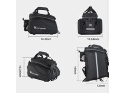 2026altiro-bolsa De Portaequipajes Trasero Para Bicicleta Expandible De Gran Capacidad Mochila Portátil Accesorio De Ciclismo