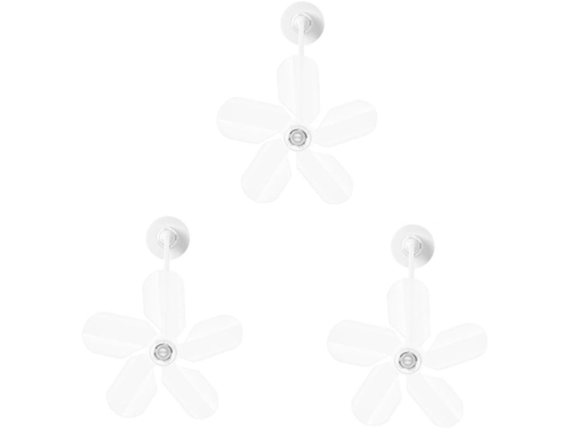 Conjunto De 3 Ventiladores Ar Condicionado Com Direcionamento Direto