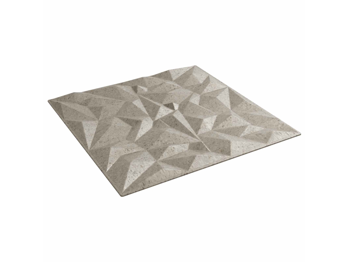 Maison Exclusive - Painéis De Parede 48 Unid. 50 X 50 Cm Beton Ametista Espuma Xps