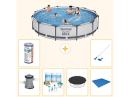 Bestway Piscina Bestway Steel Pro Max Redonda - 366x76 Cm - 7-peças S21684