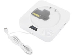 Leitor De Cd Portátil, Leitor De Cd Compacto Pessoal, Leitor De Cd Plugue Ue