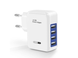 Carregador EOOCOO (4 Portas Usb Carregamento Rápido 5v/3a)