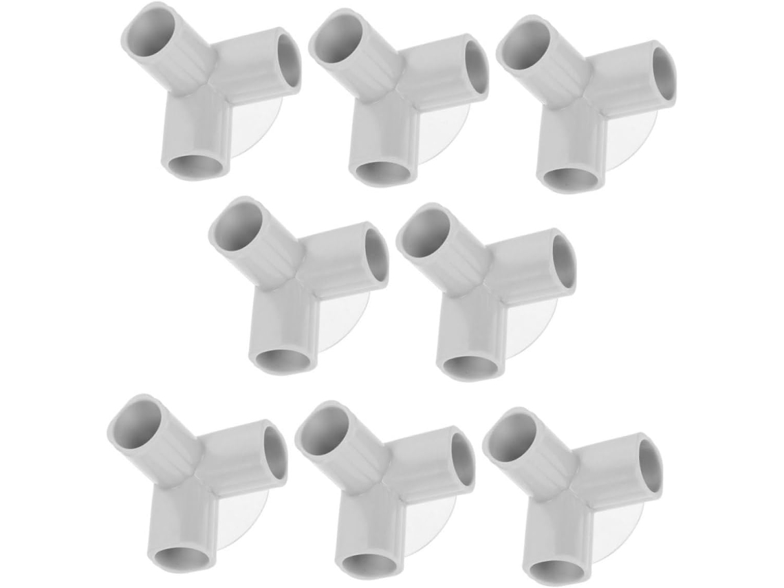 Conjunto de 8 Peças de Conexões para Cercadinho Infantil para Meninos e Meninas, CHABERLU