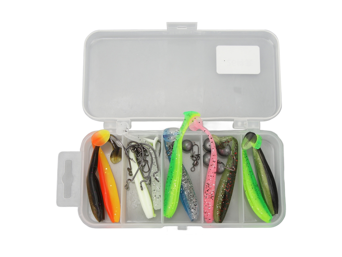 Isqueiro de Silicone 7cm T Tail para Pesca Salgada