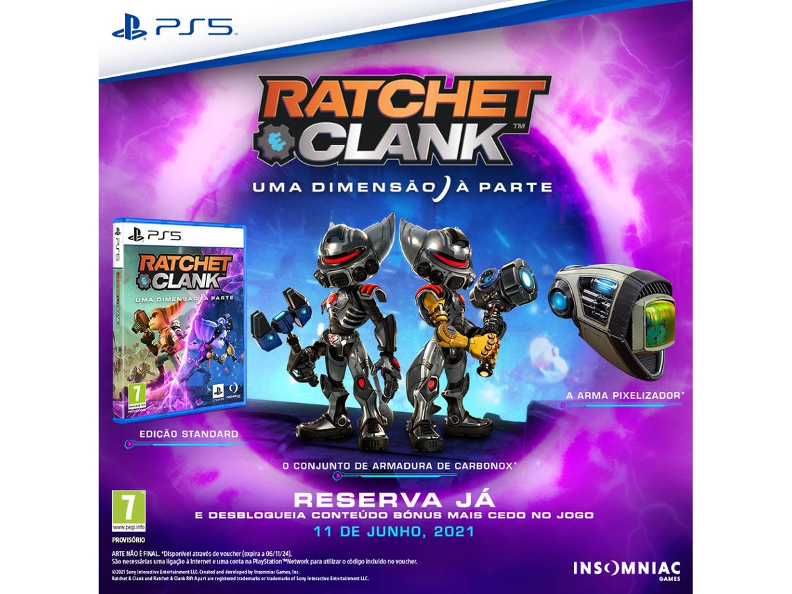 Jogo Ratchet & Clank Rift Apart - PS5 - SL Shop - A melhor loja de