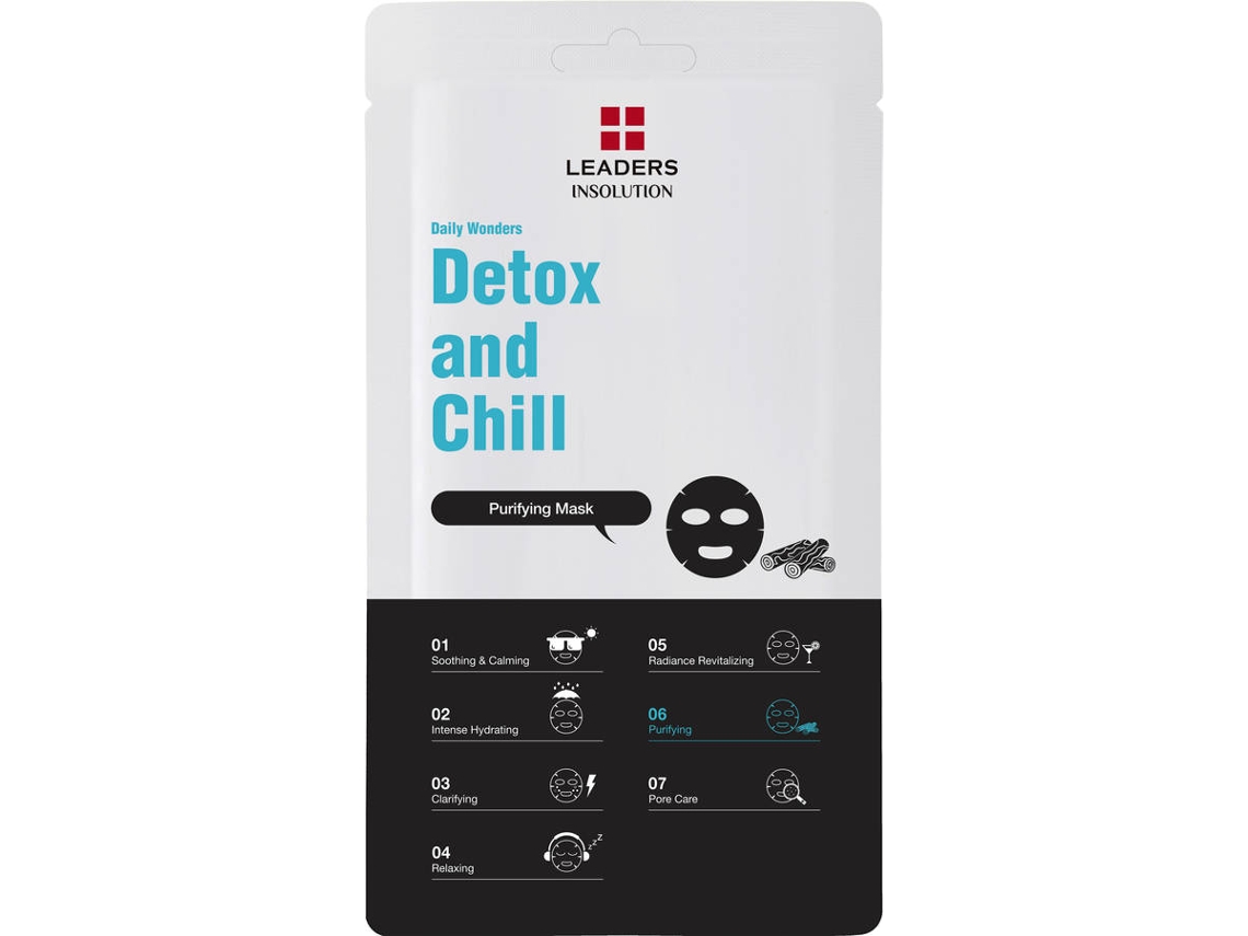 Máscara de Rosto LEADERS Detox And Chill Purifying (25 ml)