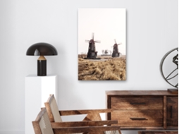 Quadro ARTGEIST Wooden Windmill (1 Part) Vertical (60x90)