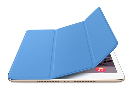 Capa iPad Air APPLE Smart Cover Azul — Preto