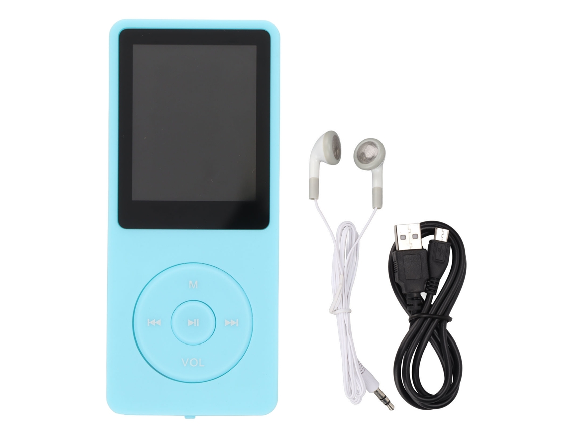 Reprodutor de Mp3 com Tela de 1,8 Polegadas Reprodução Portátil de Música EOOCOO
