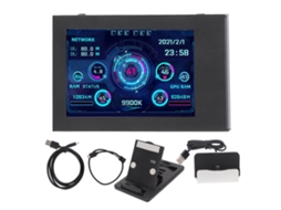 Monitor de Temperatura para PC 3,5 Polegadas IPS Dimmable com Auto Off USB