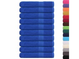 Toalhas Frogn 10 Pcs 100x200 Cm 360 G/m² Azul HARLANV1