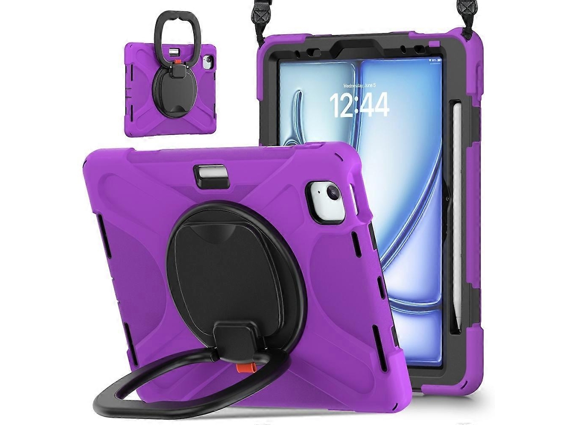 Capa de silicone híbrida para tablet Webake com suporte e alça de ombro