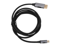 Cabo Usb Tipo-c Para Displayport 1.4, 8k 60hz, 10gbps, 1,8 M (5,9