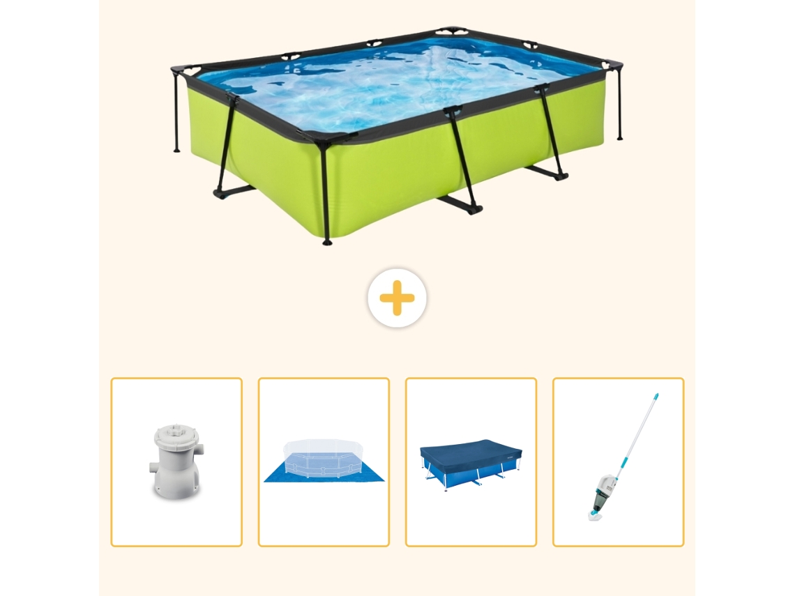 Exit-toys Piscina Exit Retangular - 300x200x65 Cm - 5-peças S268