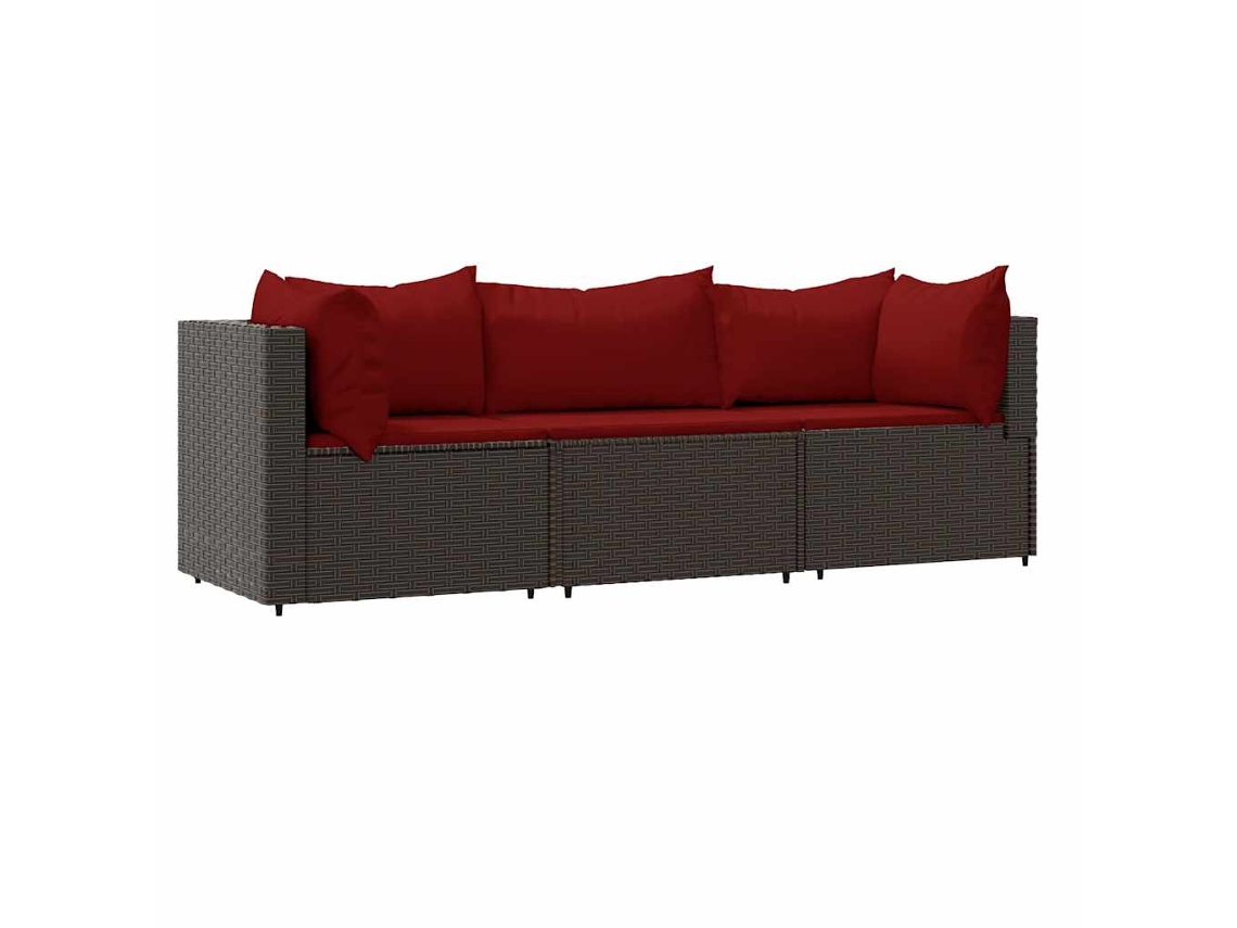 Garden Lounge Set, Garden Lounge Sets Vidaxl Marrom Rattan / Vime (n/a)