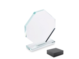 Troféu de cristal MIDOCEAN com caixa