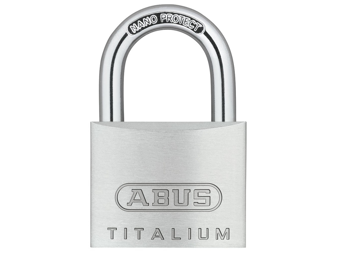 Cadeado ABUS 64ti/40 titalium (Prateado - Tamanho Único)