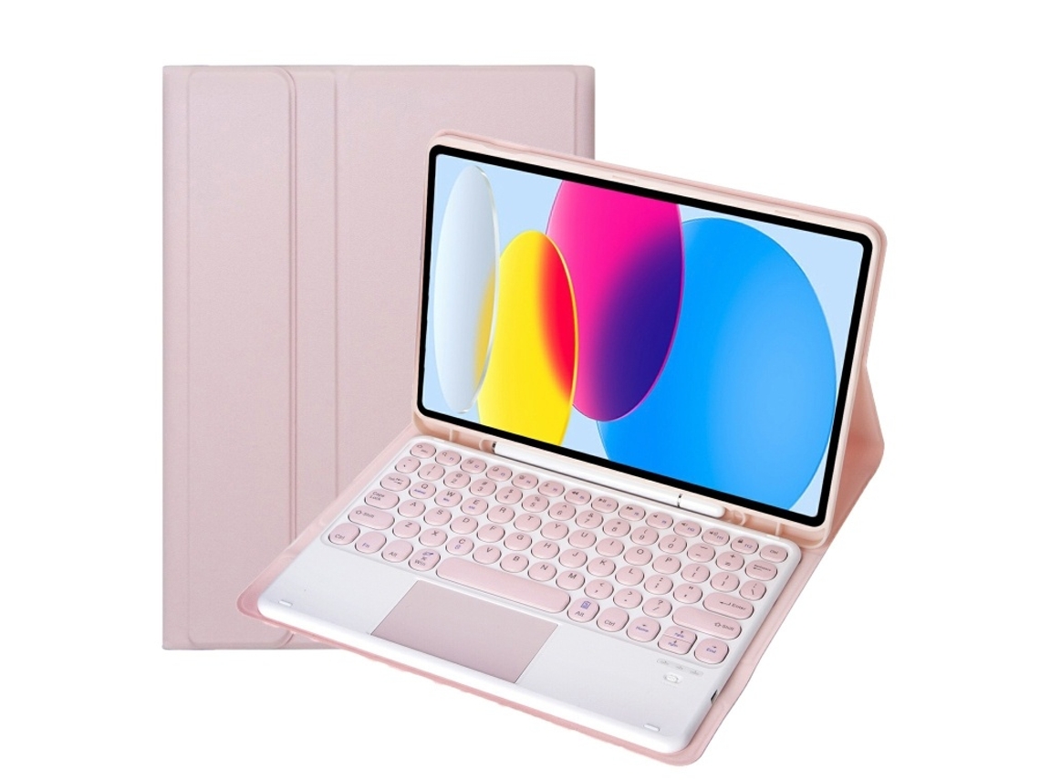 Capa Com Teclado Bluetooth E Touchpad Com Slot Para Caneta Para Ipad 11a162025 Layout Pt