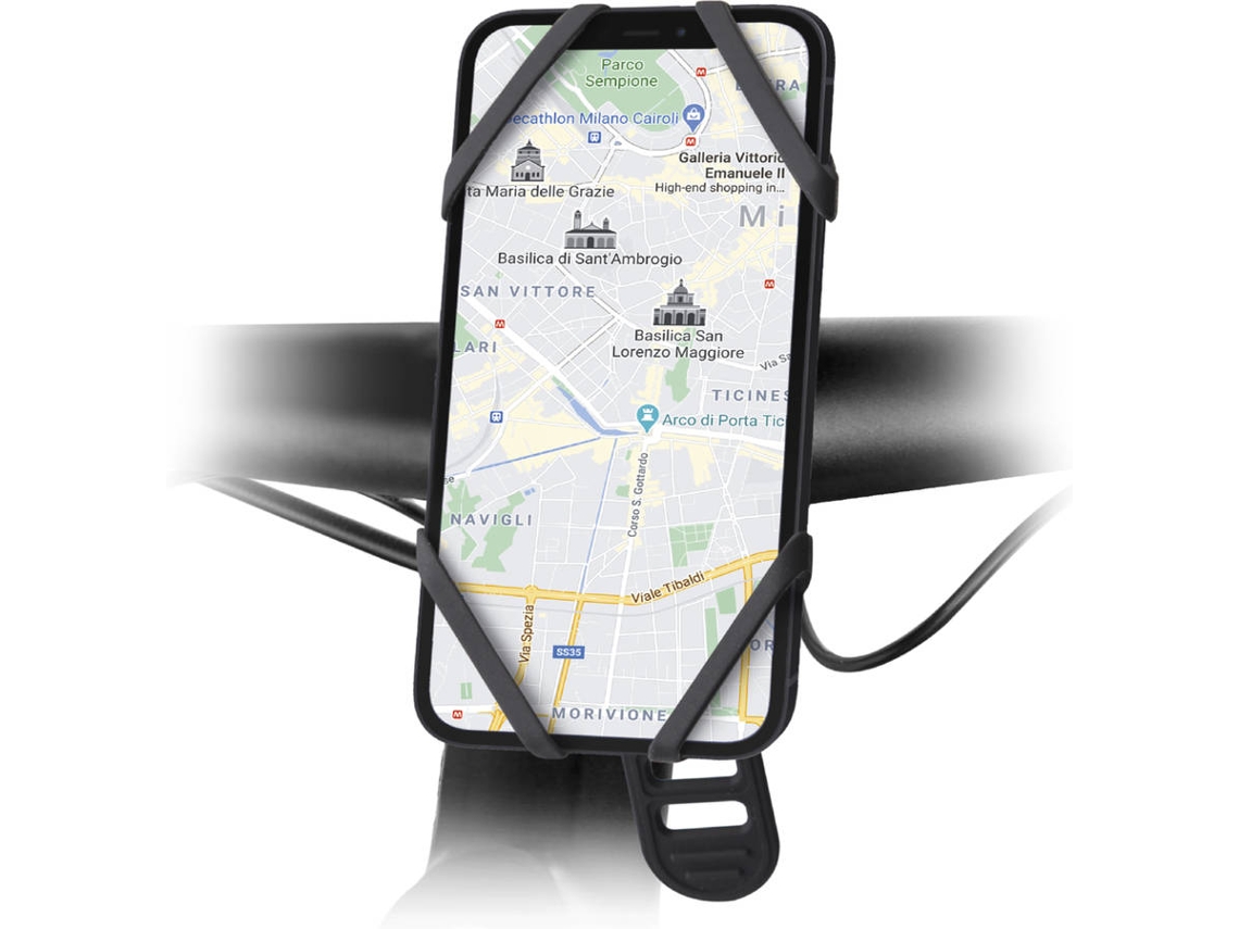 Suporte Bicicleta SBS E-Go Silicone Preto