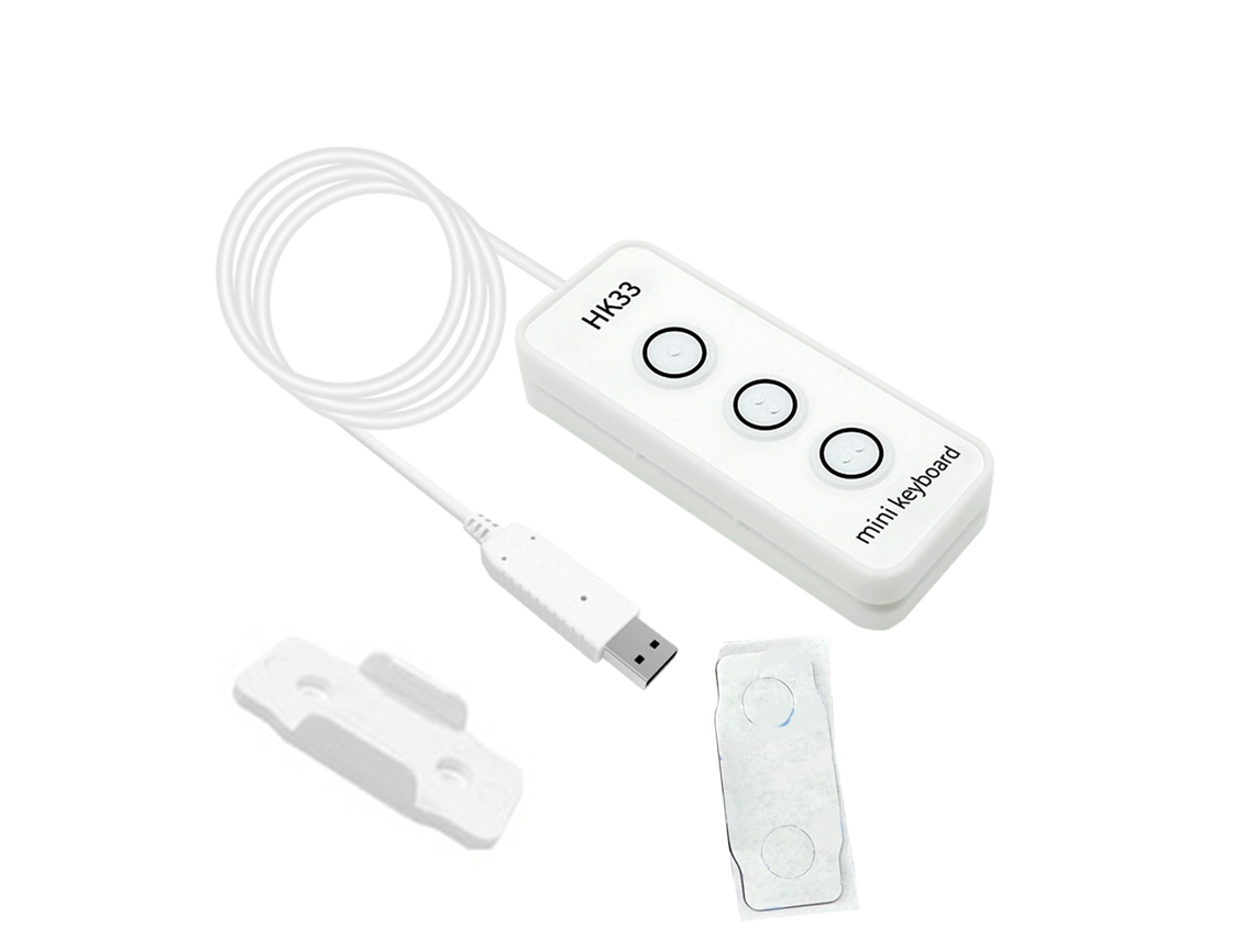 Teclado De Programação Usb Com 3 Teclas Chave Personalizado Multifuncional Para Jogos, Escritório E Pc