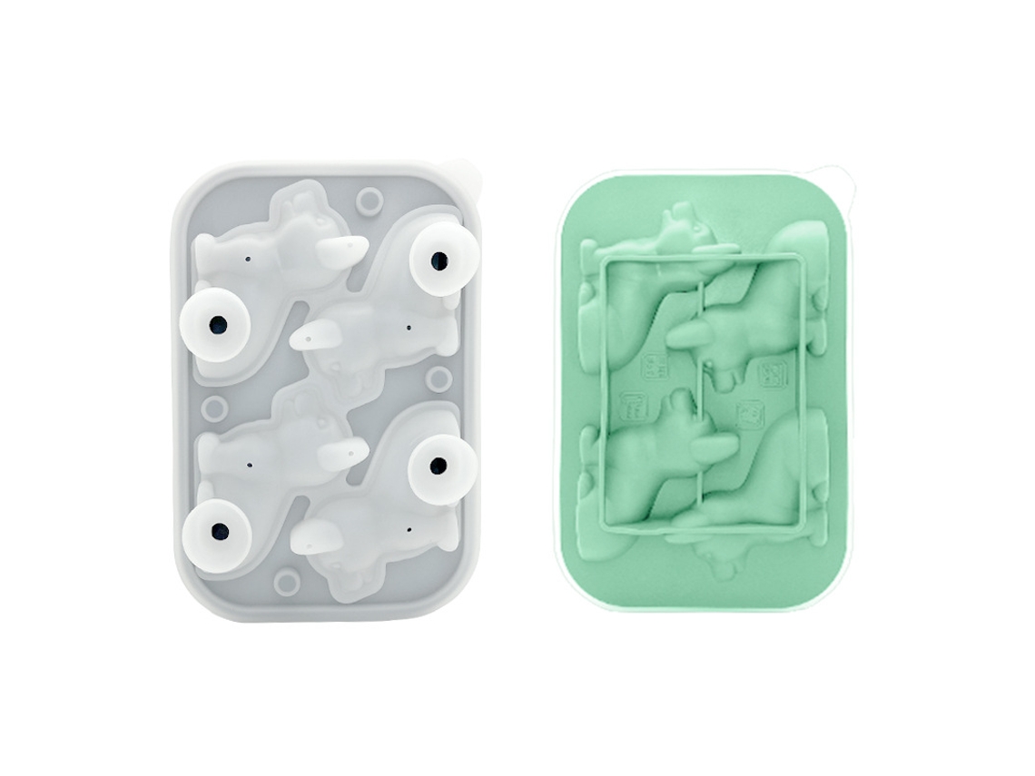 Formas De Gelo Silicone Com Tampa, Forma De Gelo Divertida Para Uísque, Coquetel E Cerveja, Formas De Gelo 3d Engraçadas Para Freezer