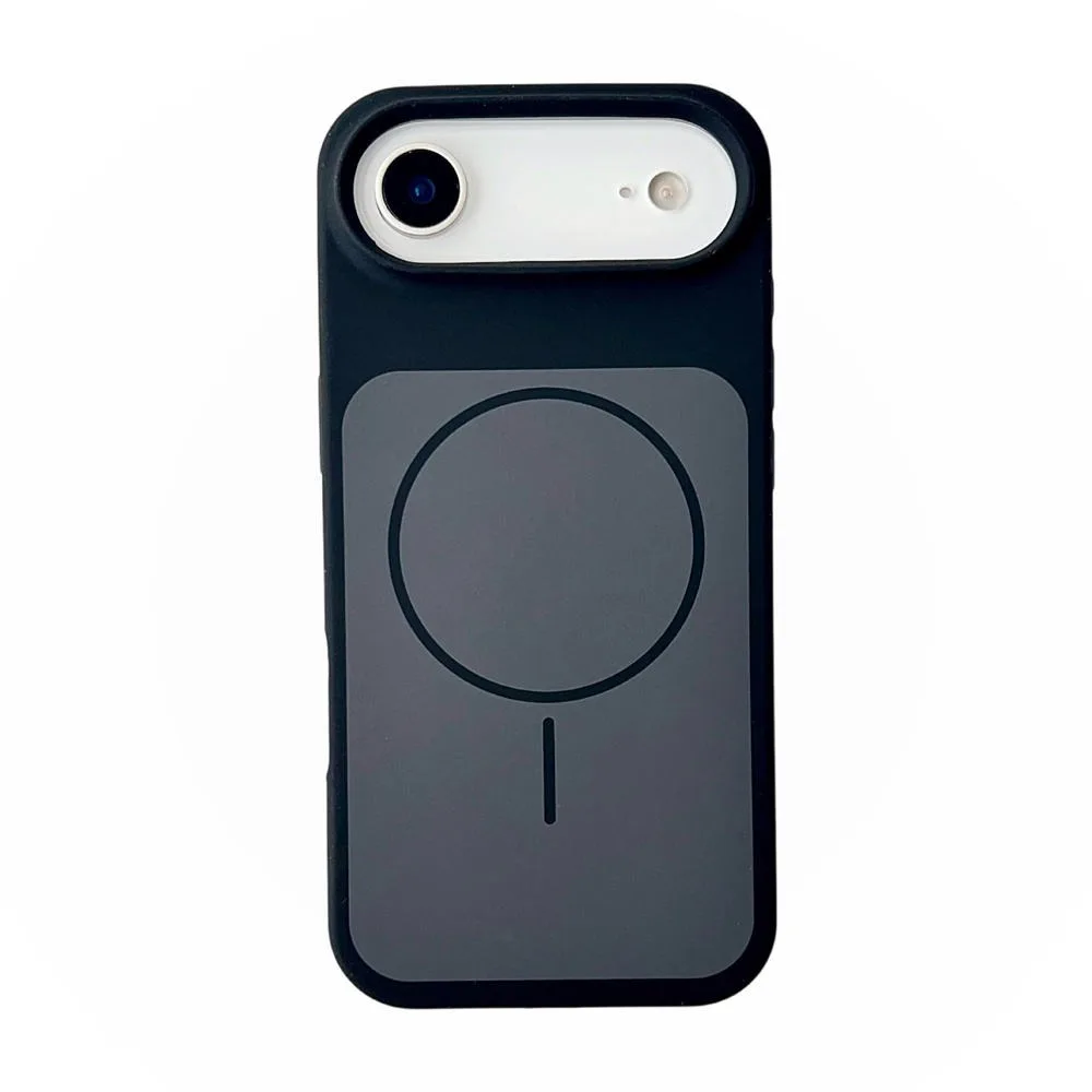 (preto, Iphone 17 Pro Max) Capa Magsafe À Prova De Choque Para Iphone, Em Silicone Líquido Com Toque Suave.