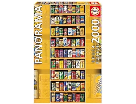 Puzzle  Soft Cans Panoramic (Idade Mínima: 12 anos - 2000 peças)