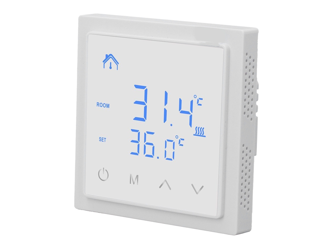 Termostato Elétrico Laxiscreed Para Aquecimento De Piso Com Display Led E Precisão Avançada