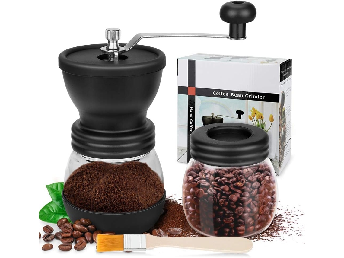 Moedor De Café Manual, Moedor De Cerâmica Ajustável Com Grossura Selecionável Fd14 Brilvibera