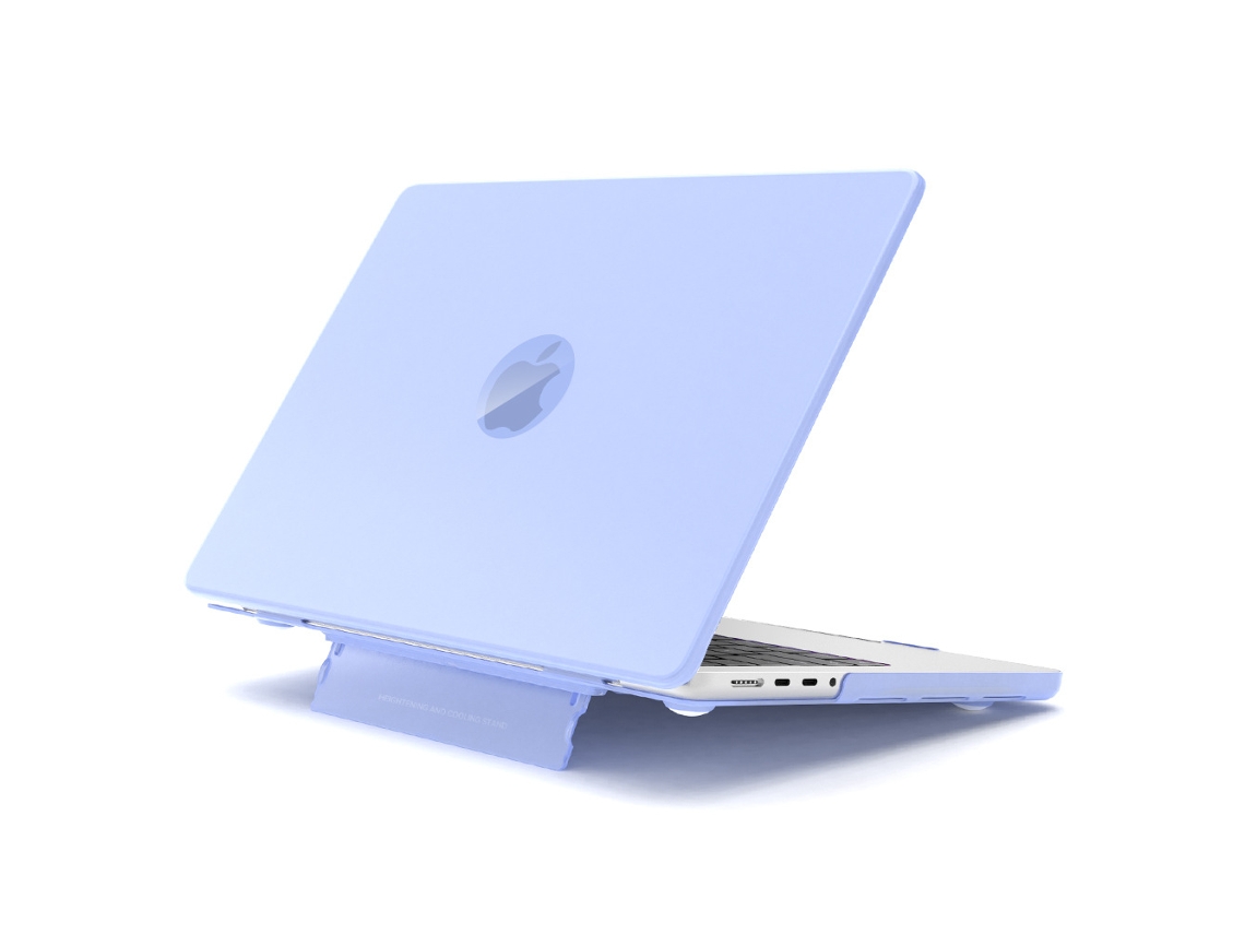 Lurelia Capa Macbook Air 13,6 Polegadas Com Suporte Invisível, M2/m3, A2681/a3113, Lavanda-roxa