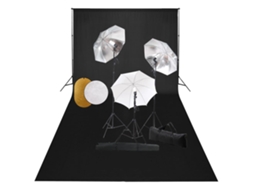 Studio Kit, Studio Kits Vidaxl Preto Alumínio (600 X 300 Cm)