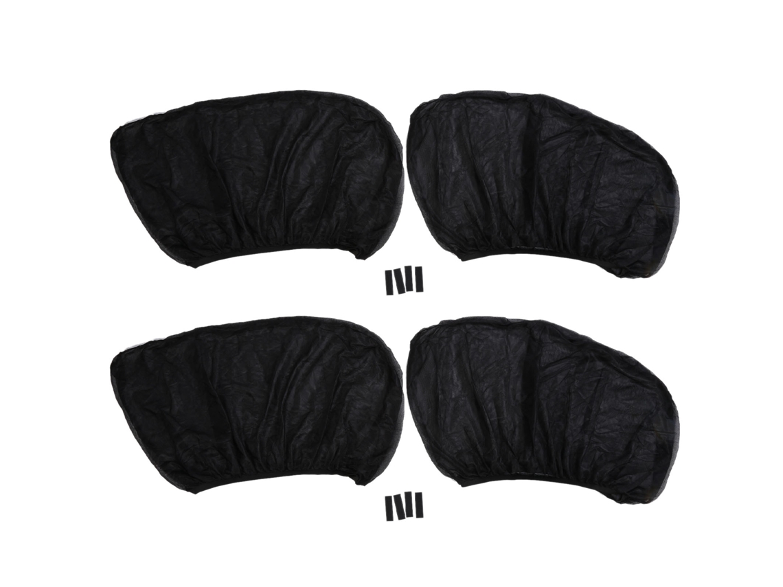 Mali 4pcs Cortina Protetora Solar Carro Universal Nylon Janela Lateral Uv Resistente
